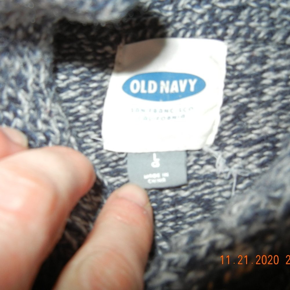 Vintage Casual Work Church  Sweater sz LG (msw11) - Picture 2 of 16